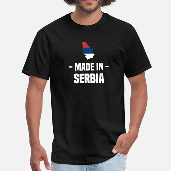 

serbia t shirt men knitted cotton s-3xl loose comfortable summer family shirt