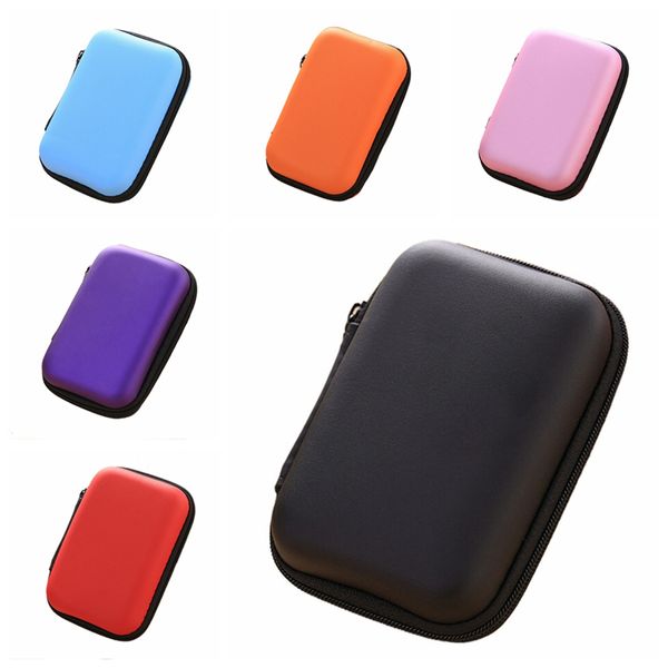 

cosmetic bags 1pc 6 colors hard nylon carry bag compartments case cover headphone earphone jewelry