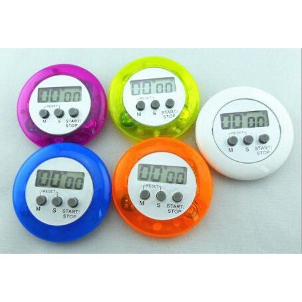 

novelty digital kitchen timer kitchen helper mini digital lcd count down clip timer alarm #35161
