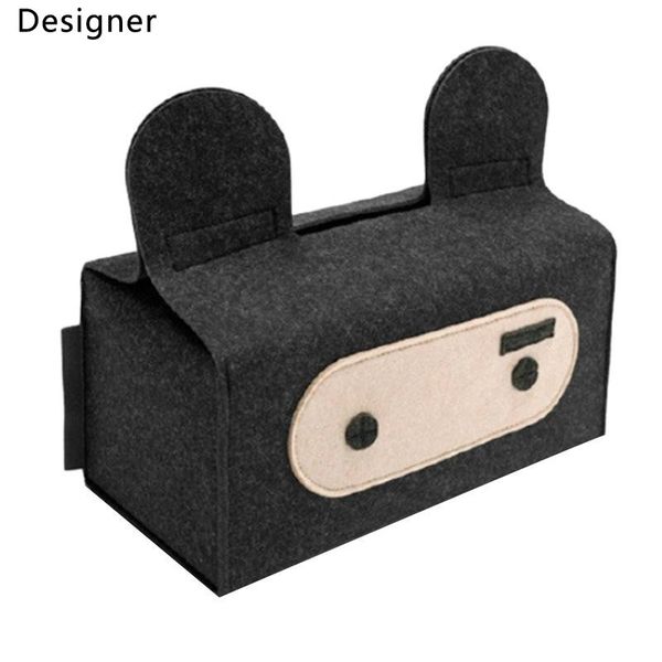 

minimalist felt tissue box environmentally friendly carton storage bag