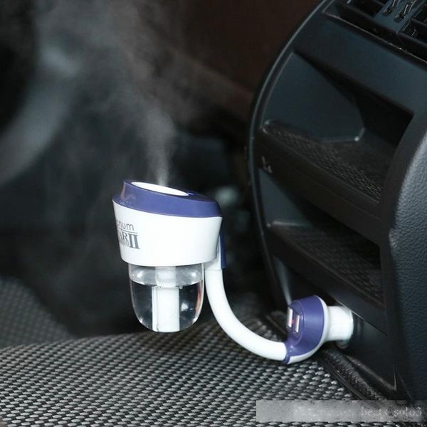 

fashion new mini ii car charger humidifier charging portable water bottle steam humidifier air mist diffuser purifier car office room