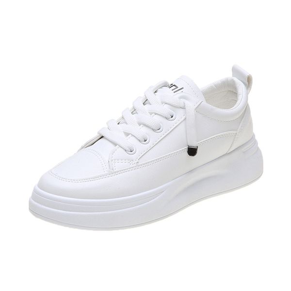 

net red white shoes women 2020 new korean autumn harajuku students breathable thick bottom casual board shoes, Black