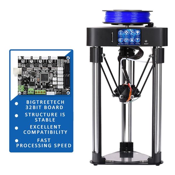

high precision home mini desk3d printer complete machine with tft 2.8 inches touched screen