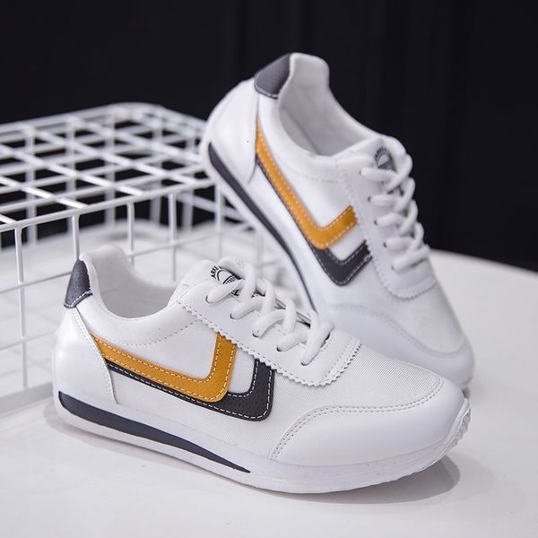 

fashion sneakers women shoes 2020 new autumn platform shoes women flats stripe female sneakers basket femme shoes white leather, Black