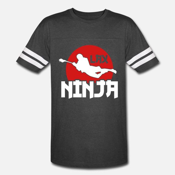 

lacrosse lax ninja t shirt men design cotton s-3xl family sunlight authentic spring pattern shirt