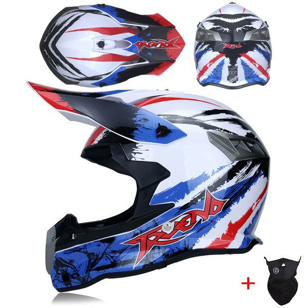 

motorcycle helmet motocross full mask for men extreme sports motorcycle atv cross bike mx bmx dh racing helmet off-road