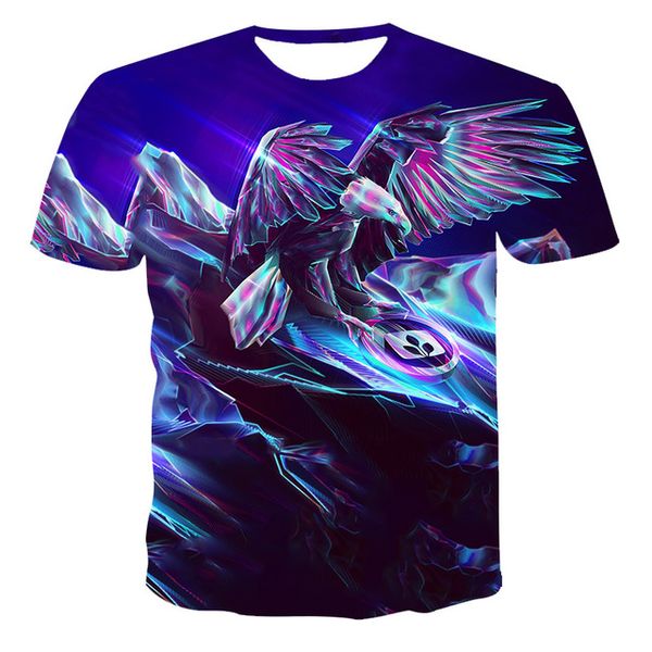 

summer new creativity avatar print the 3d print shirts funny hippie anime men clothing