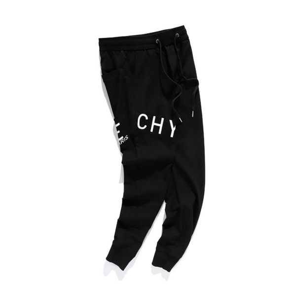 

20fw fashion mens pants casual graceful sport pants with letter printed concise joggers trouse elegant sweatpants asian size m-2xl, Black
