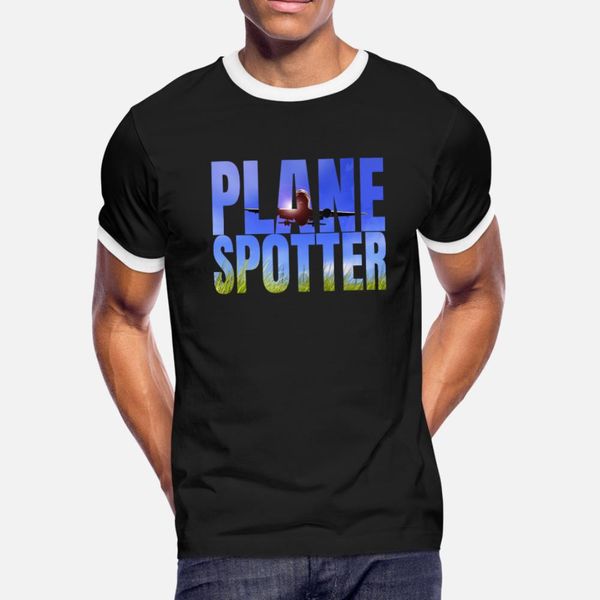 

plane spotter t shirt men print short sleeve s-3xl clothing gift new style summer style standard shirt