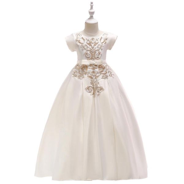 

girl's dresses 2021 arrival little girls pageant dress red color ball gowns beadings organza flower girl brithday party, Red;yellow