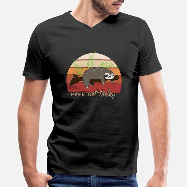 

nope not today t shirt men interesting 100% cotton crew neck solid color interesting building spring letters shirt