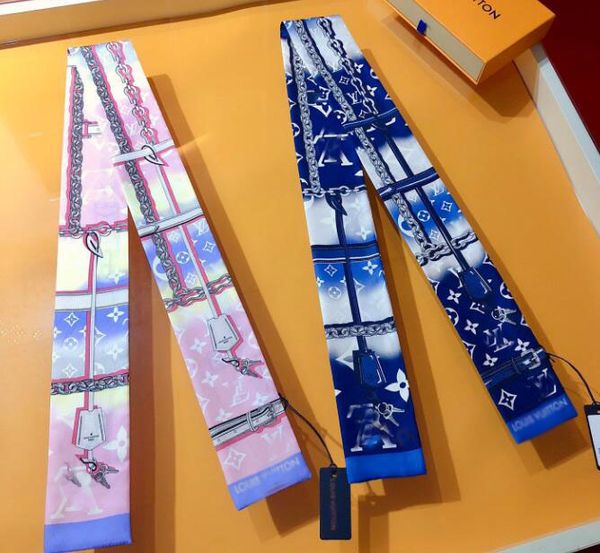 

r silk scarf brand scarf ladies soft super long fashion scarf shawl spring fashion printed scarves no box, Blue;gray