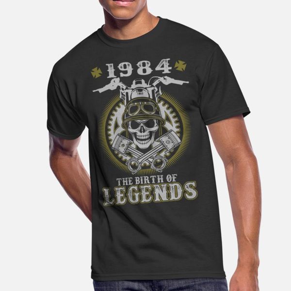 

1984 the birth of legends t shirt men print 100% cotton euro size s-3xl fit sunlight authentic summer style family shirt