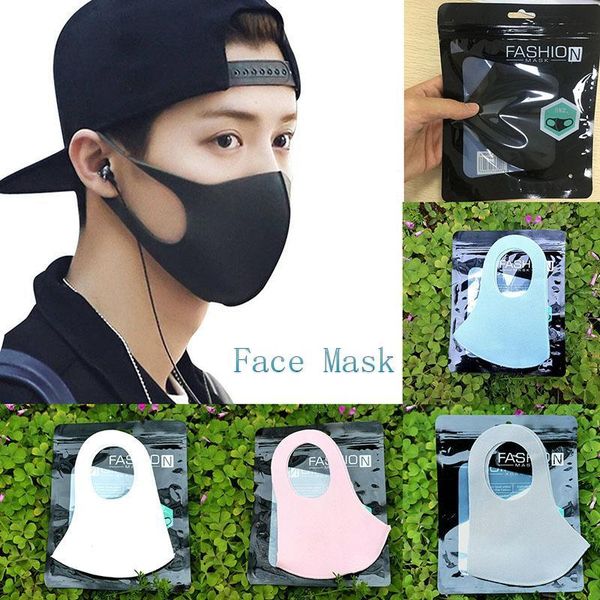 

valve washable respirator breath pollution dustproof wide face sponge muffle mask reusable straps shipping without bde2010 atnh