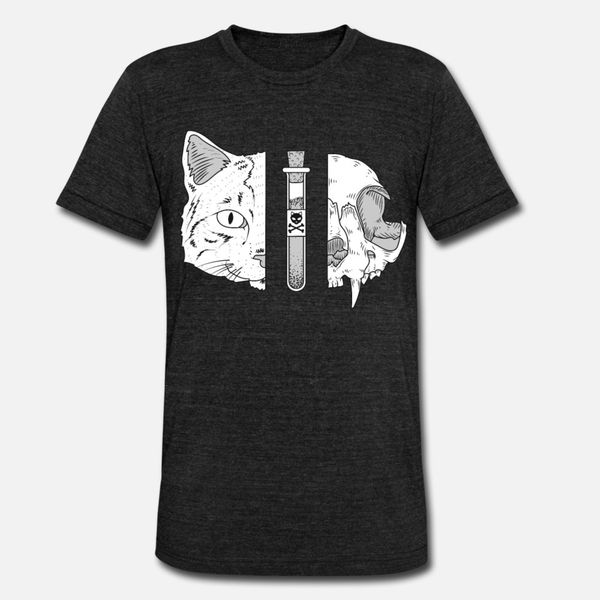

cat skull and venom schrodingers cat t shirt men graphic cotton round neck homme graphic authentic summer style novelty shirt