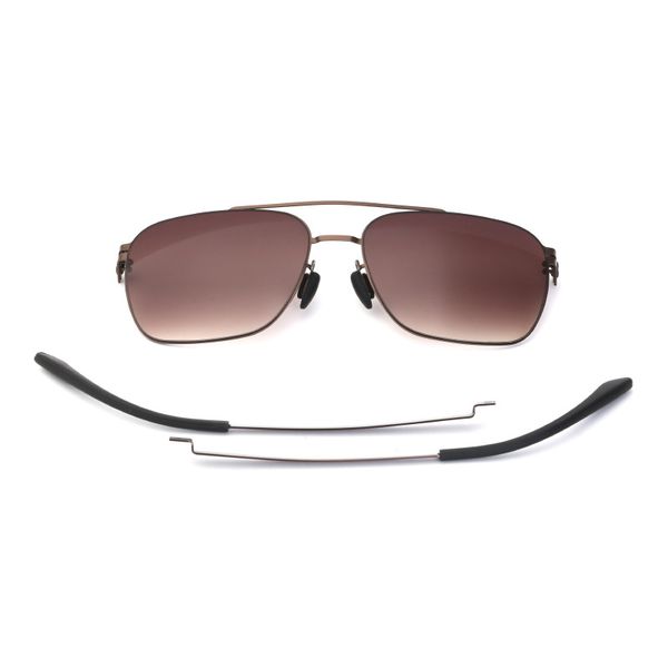 

fashion square sunglasses men 2020 new screwless steel ic sunglasses men's metal spring legs, White;black