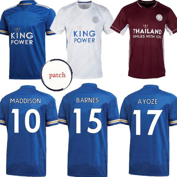 

leicester third soccer jersey 20 21 football shirt city 2020 2021 maroon vardy tielemans camiseta de fÃºtbol ndidi maddison ayoze maillot de, Black;yellow