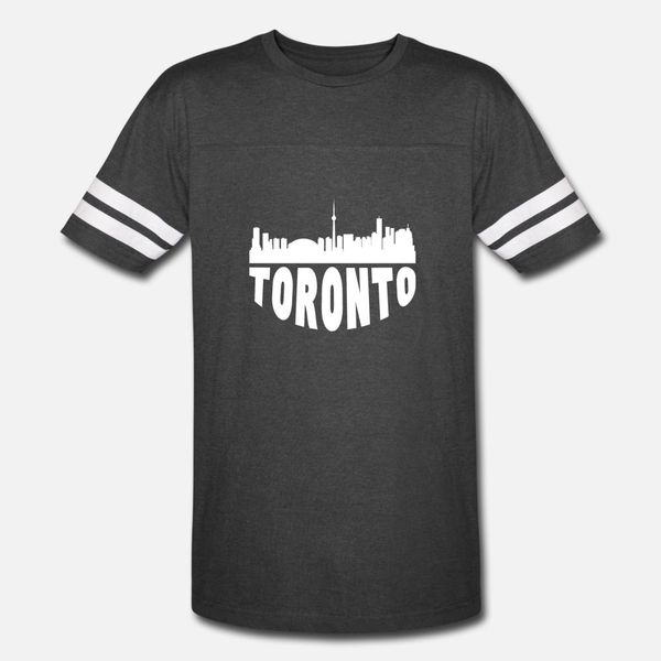 

toronto canada cityscape skyline t shirt men personalized tee shirt crew neck solid color graphic new style spring cool shirt