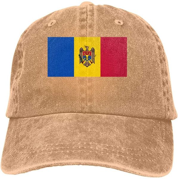

moldova flag soft casquette cap vintage adjustable baseball caps, Blue;gray