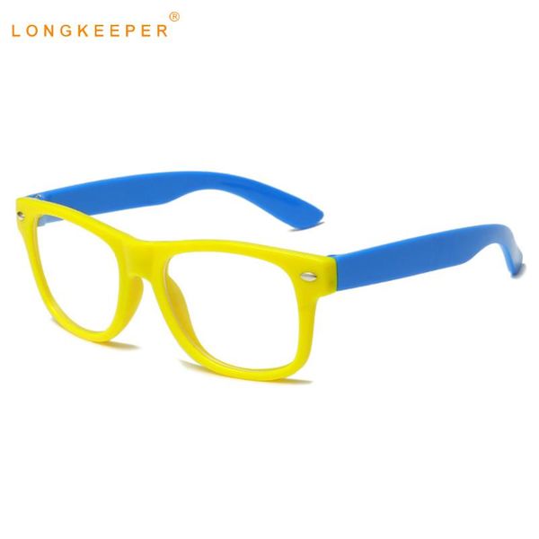 

longkeeper square blue light kids glasses optical frame 2020 children boy girls computer transparent eyeglasses uv400, White;black