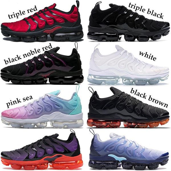 

new tn plus men women shoes sneakers chaussuresair cushion running shoes tns femme requin mens running sport trainers 36-45
