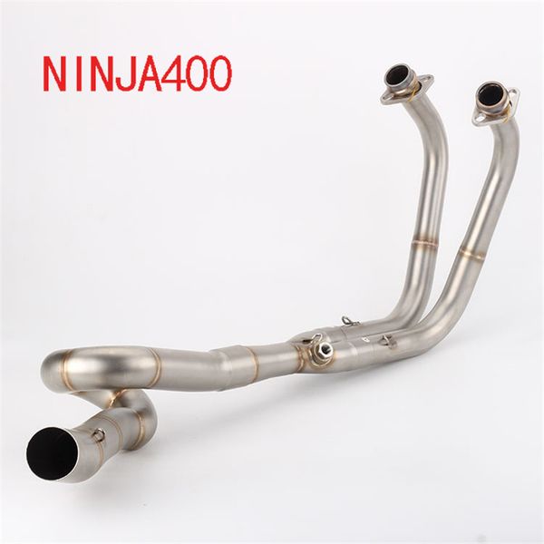 

motorcycle refitted exhaust pipe ninja400 slewing front section motorcycle modified link pipe for ninja400