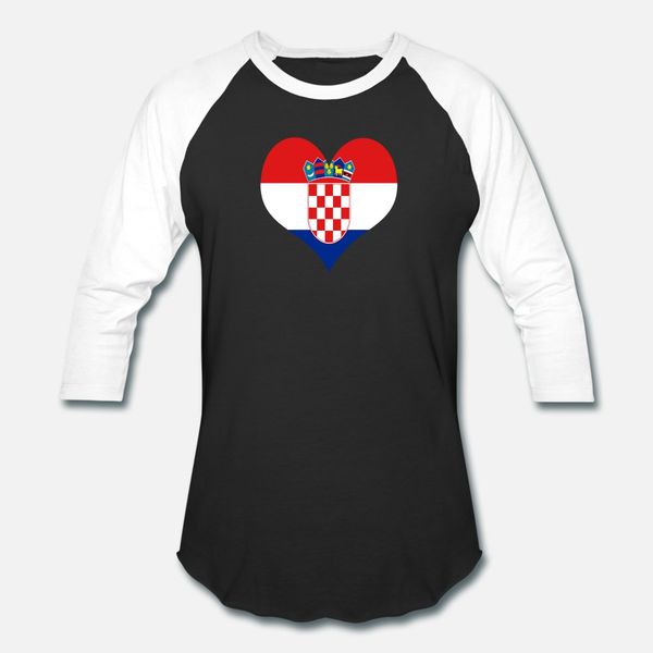 

heart croatia love country europe gift idea t shirt men personalized cotton s-xxxl cool sunlight comical summer style cool shirt