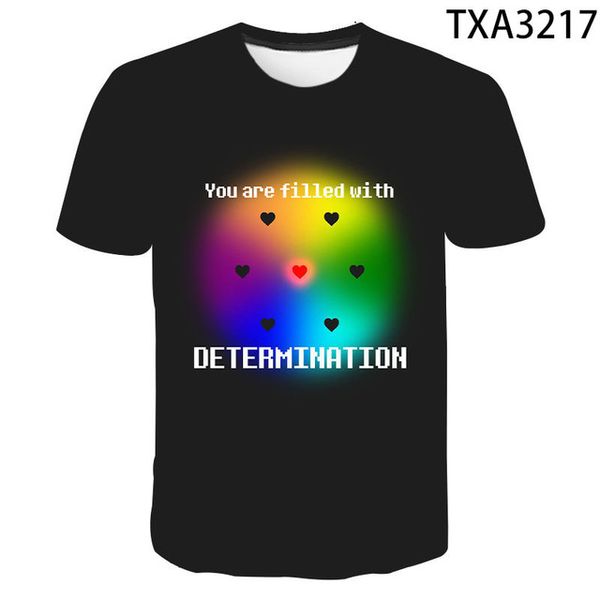

new undertale street clothing cool trend 3d print shirts graphic hentai kawaii men clothing