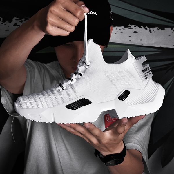 

running shoes sport shoes men comfortable mesh outdoor thick bottom shoes masculino zapatos hombre sneakers men red sox