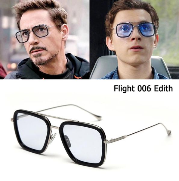 

jackjad 2020 fashion iron man flight 006 style polarized sunglasses edith cool brand design sun glasses, White;black