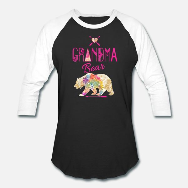 

grandma bear tribal mandala family vacation t shirt men customized 100% cotton s-3xl formal fit breathable spring pattern shirt