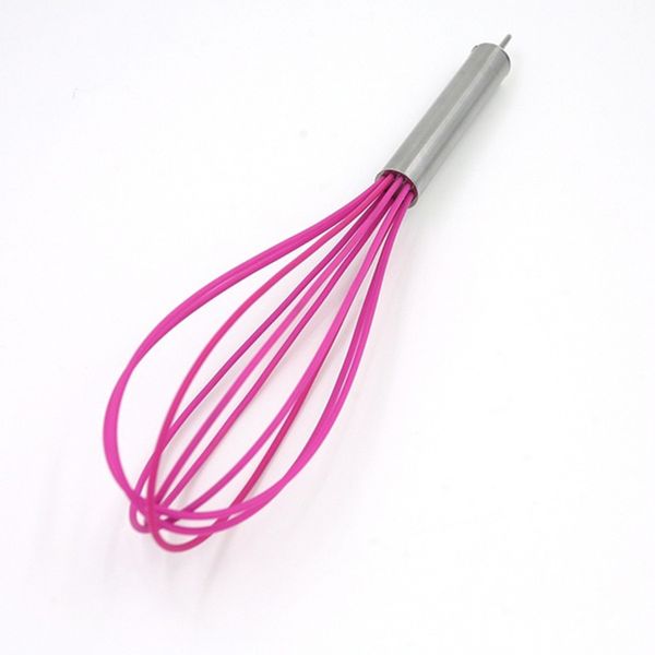

handle whisk stainless steel kitchen mixer balloon wire egg beater tool