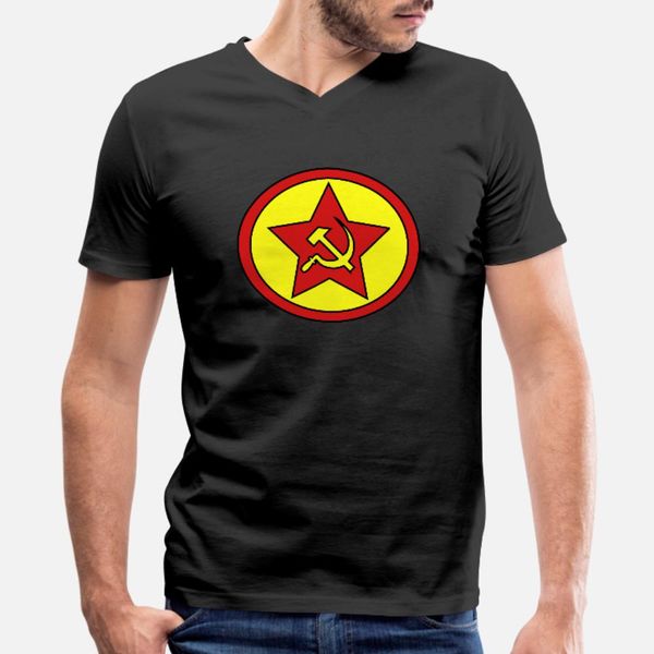 

super hero heroine super communist t shirt men print cotton round neck natural sunlight funny casual spring pattern shirt