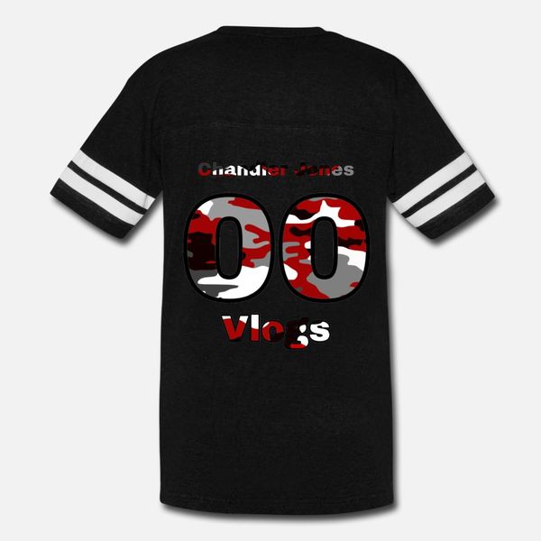 

00 chandler jones vlogs t shirt men designs short sleeve round neck kawaii loose comical summer style standard shirt