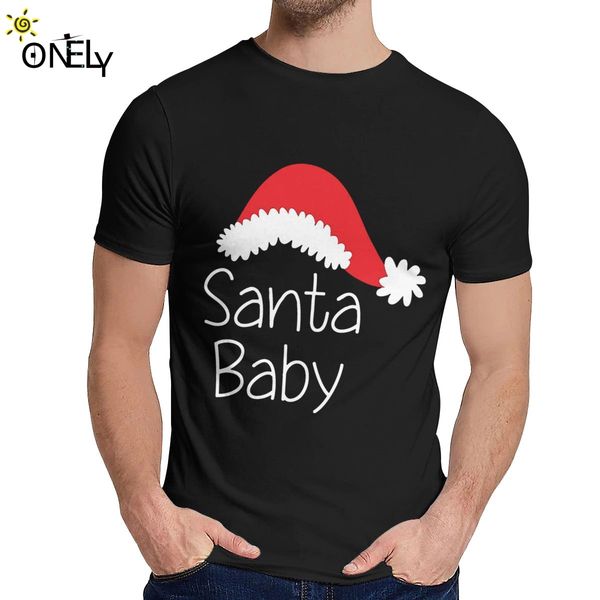 

picture custom christmas santa baby t-shirt crazy 100% cotton camiseta o-neck