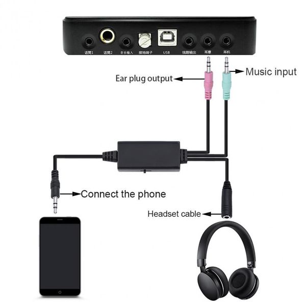 

cgjxsvife audio cable 100cm aux headphone 3 .5mm jack microphone live adapter cable convertor cord for laptop