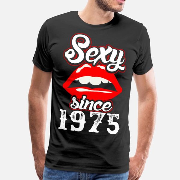 

since 1975 t shirt men personalized cotton size s-3xl family anti-wrinkle comfortable spring cool shirt