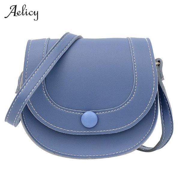 

crossbody bags for women half round messenger bag pu leather handbags shoulder bag sac main femme oval diagonal coin purse