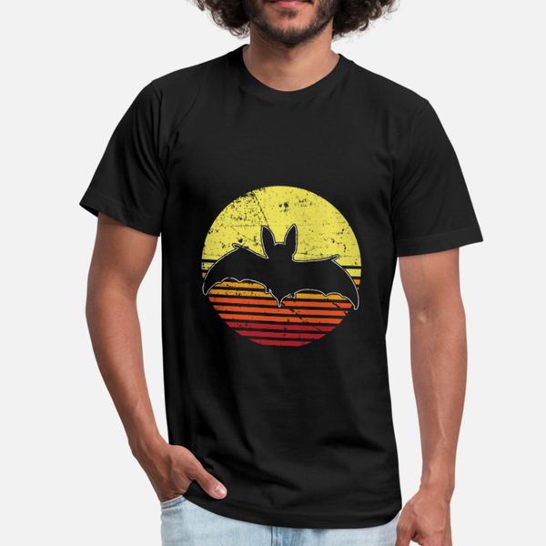 

bat t shirt men printed cotton plus size 3xl solid color loose comical spring standard shirt