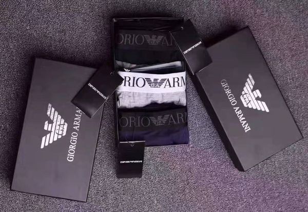

4pcs/lot Men's Underwear High Quality 4 Colors Sexy Cotton Men Hot Sale Breathable Mens Underwear Branded Boxers Logo Underwear Male Boxer