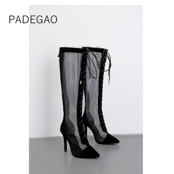 

womens boots 2020 fashion knee high boots autumn casual thigh high long, Black