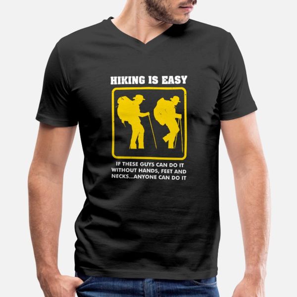 

hiking hike gift t shirt men create cotton o-neck normal interesting comical summer normal shirt
