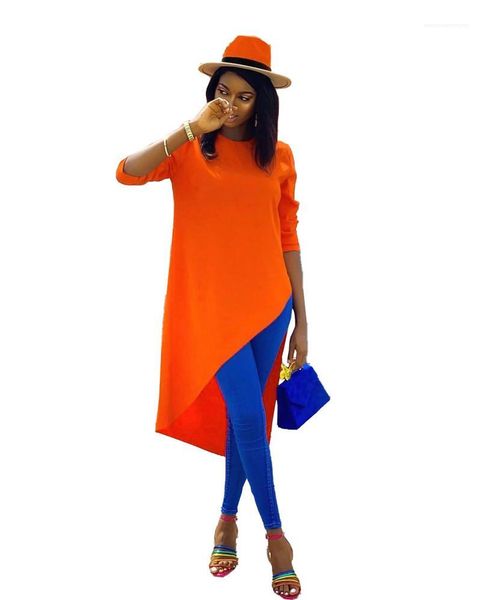 

designer t shirts fashion unsymmetrical dovetail t shirts casual natural color long sleeve tees women clothes womens, White