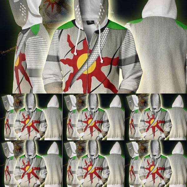 

классическая игра darksouls душа темноты косплей анимация классическая игра hoodie darksouls души тьмы 3d свитер косплей анимация 3d swe, Black