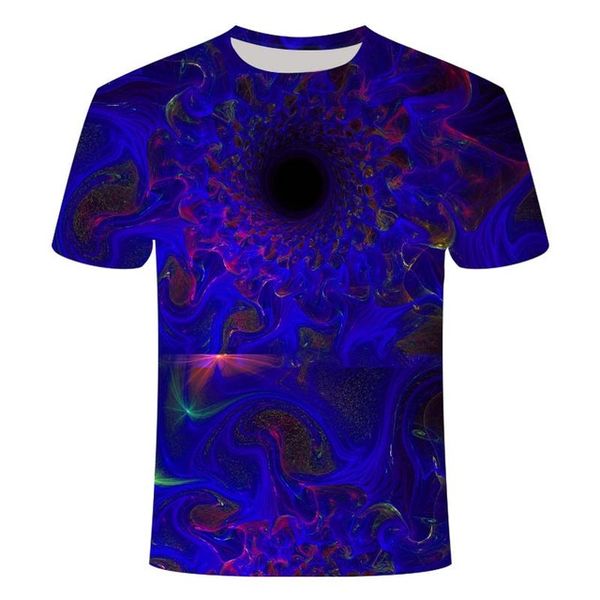 

new psychedelic three-dimensional eddy current vertigo 110-6xl 3d print shirts hippie aesthetic graphic men clothing