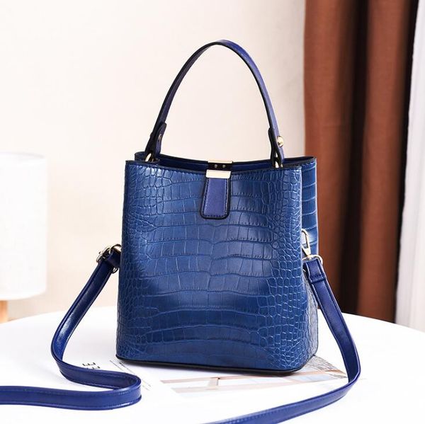 

women bucket fashion lady totes handbags temperament shoulder bags