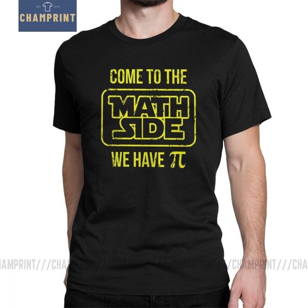 

come to the math стороны мы имеем pi футболка мужская pie geek с коротким рукавом прохладный тис crew neck 100% хлопок одежда плюс размер те