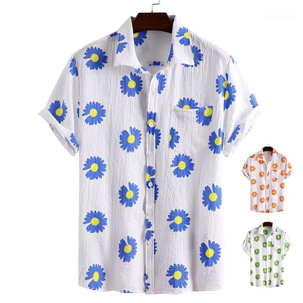 

summer casual womens blouses designers lapel neck short sleeve womens cardigan floral printed ladies tees, White