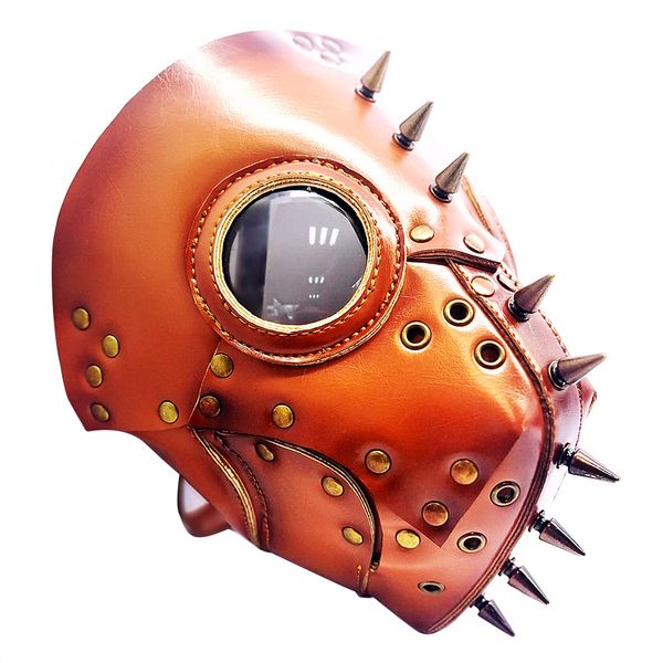 

с goggles face cover фестиваль masquerade steampunk metal spikes чумной доктор