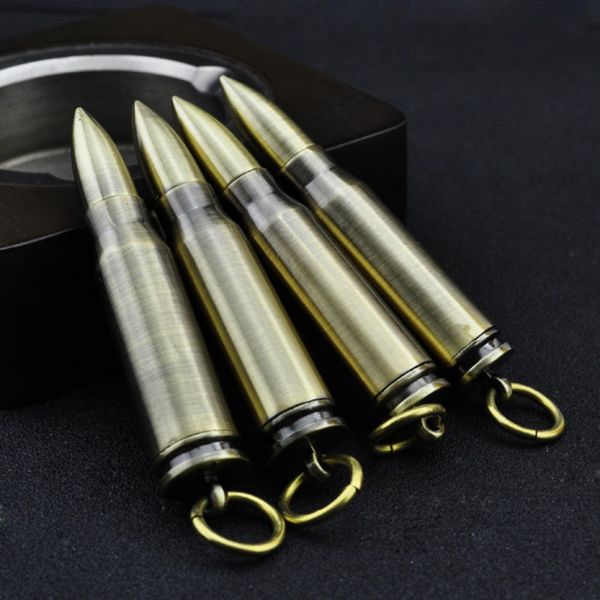 

2020 1pcs type million match pendant keychain kerosene flint lighter, Silver